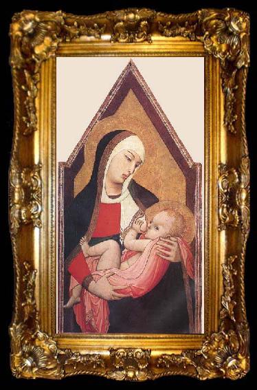 framed  Ambrogio Lorenzetti Suckling Madonna, ta009-2
